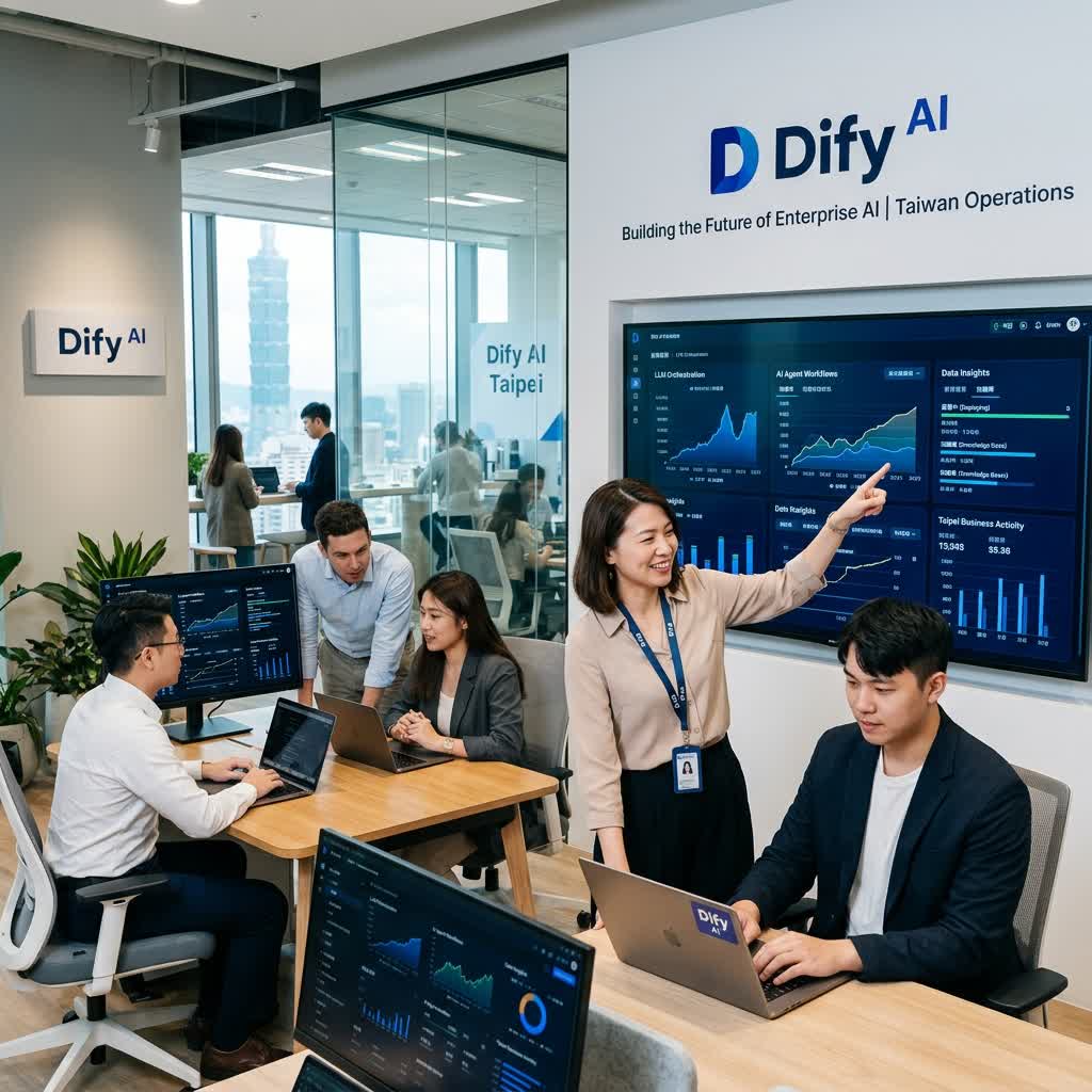 Dify AI 是什麼？台灣中小企業的入門指南與價值解析的生活情境封面圖