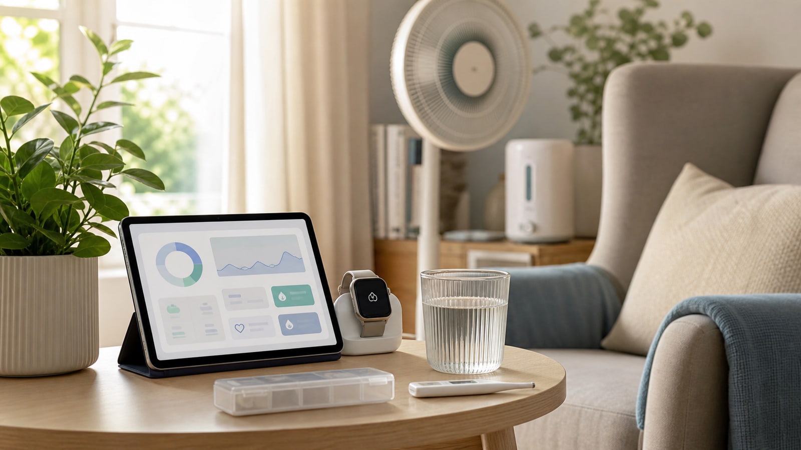 高齡社會的智慧照護：AI 如何改變老年人的夏日生活的生活情境封面圖