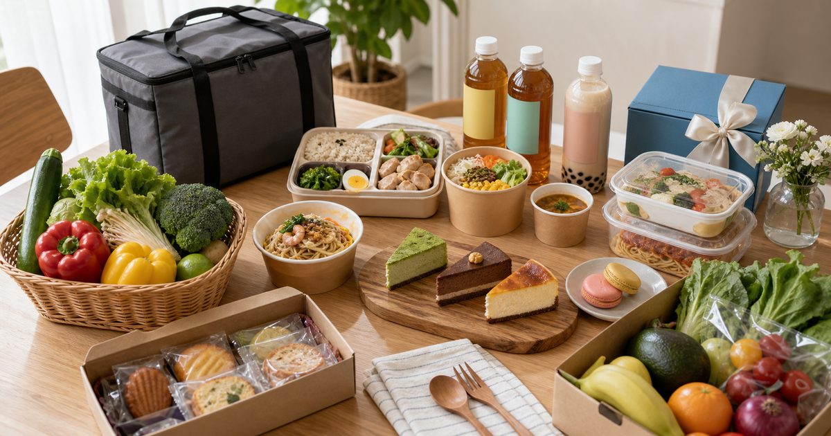2026 宅配美食 FAQ：正餐、點心、茶飲、生鮮與送禮常見問題的生活情境封面圖