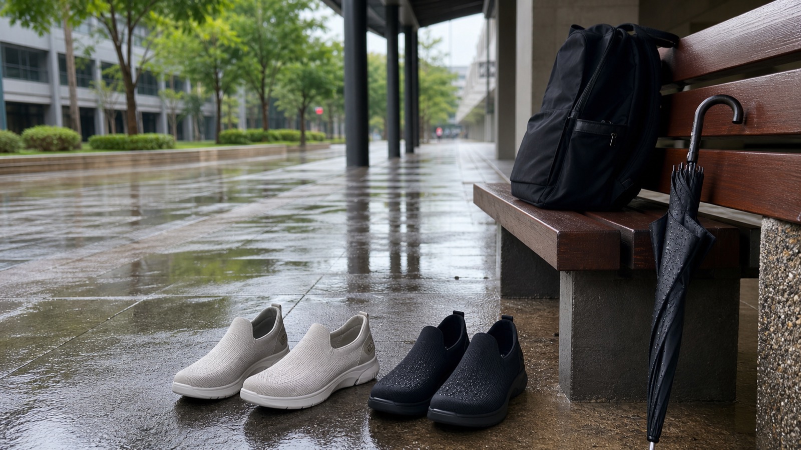 2026 雨天上學與久走鞋怎麼選：People Footwear、Champion、Walkplus 哪裡不同的生活情境封面圖