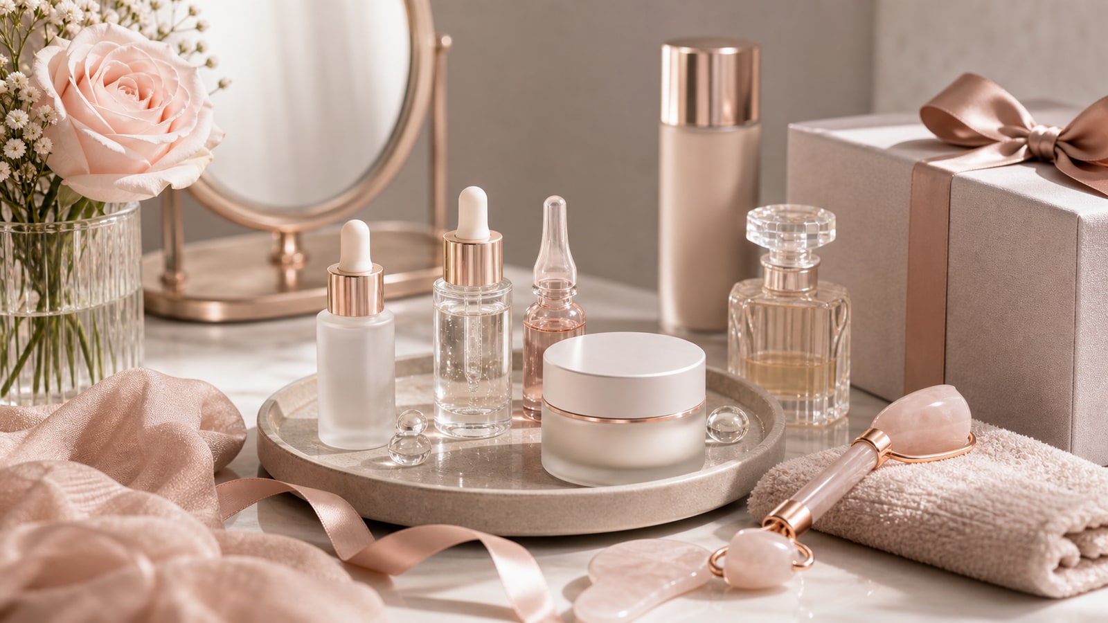 2026 敏感肌與熟齡保養送禮：修護安瓶、純淨保養、香氛與美體工具的生活情境封面圖