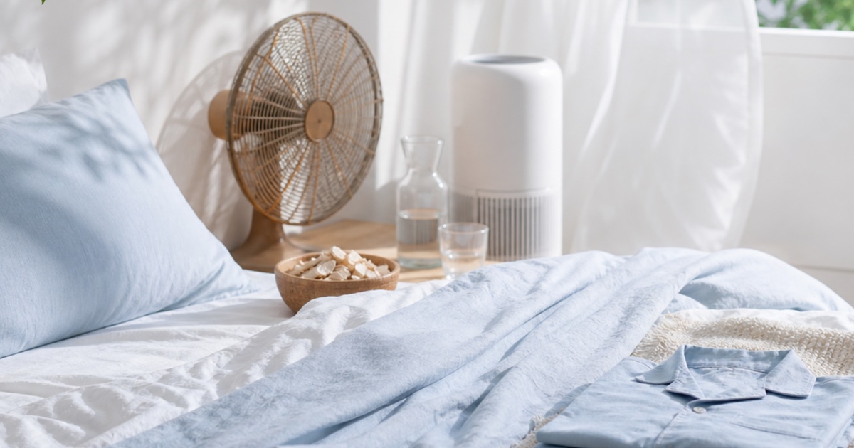居家修復力：如何打造夏季黃金深眠睡房？的生活情境封面圖