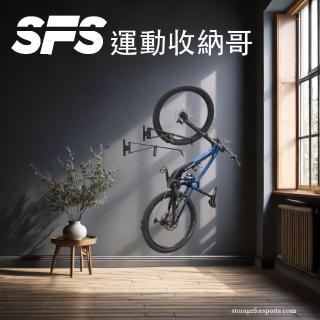 【運動收納哥】SwivelStow 免抬式山地電動自行車架(1入組)，圖片來源：momo 商品頁 / 成長智能有限公司