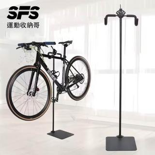 【SFS】落地式垂直公路自行車停車架立掛架(展示架 收納架 掛架 立掛架 自行車掛架 腳踏車掛架推薦)，圖片來源：momo 商品頁 / 成長智能有限公司