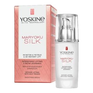 【YOSKINE】魔幻絲綢深層平滑精華液30ml 珍珠色 蠶絲線萃取 提拉 撫紋 官方正貨(精華液)，圖片來源：momo 商品頁 / 全球通國際有限公司