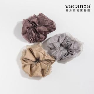 【vacanza】薄紗輕舞 髮圈 大腸圈(髮飾 髮束 生日禮物),圖片來源:momo 商品頁 / 假期國際有限公司