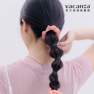 【vacanza】夏日熱情 髮圈 大腸圈 2件入(髮飾 髮束 生日禮物),圖片來源:momo 商品頁 / 假期國際有限公司