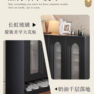法式復古鞋櫃新款2024爆款家用門口室內入戶大容量多層超大玄關櫃,圖片來源:momo 商品頁 / 艾麗芬國際有限公司